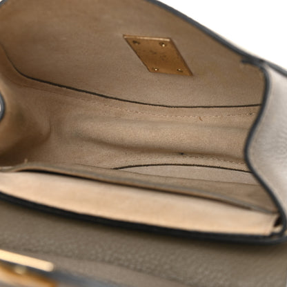 Chloe Grained Lambskin Mini Drew Shoulder Bag Motty Grey 6 of 15