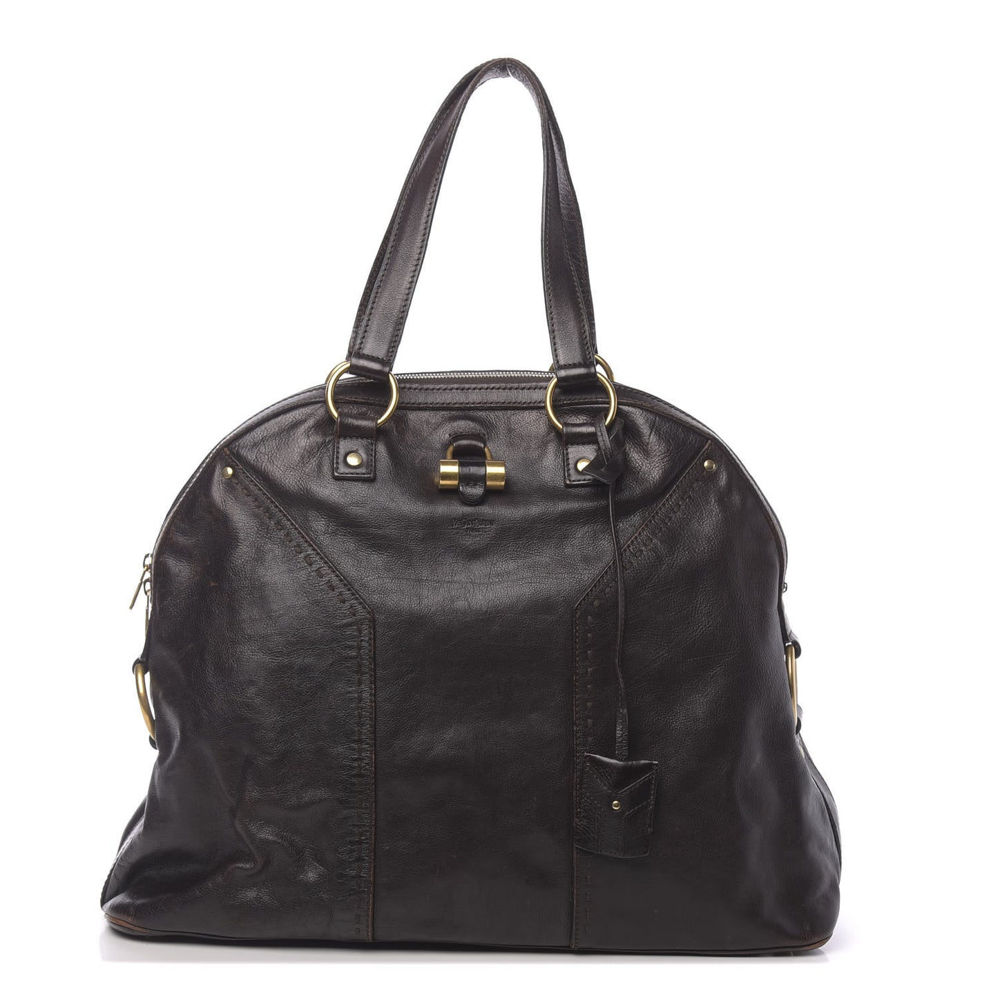 Calfskin Oversized Muse Brown