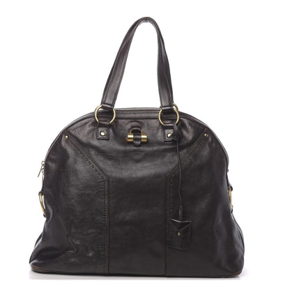 Saint Laurent Calfskin Oversized Muse Brown 1 of 19