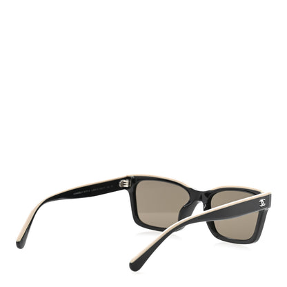 Chanel Acetate Polarized Square Sunglasses 5417-A Black 4 of 8