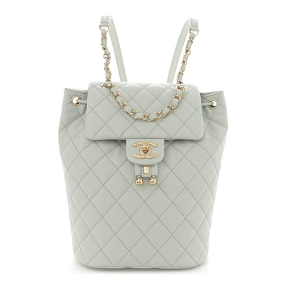 Chanel Caviar Quilted Mini Urban Spirit Backpack Light Blue 1 of 11