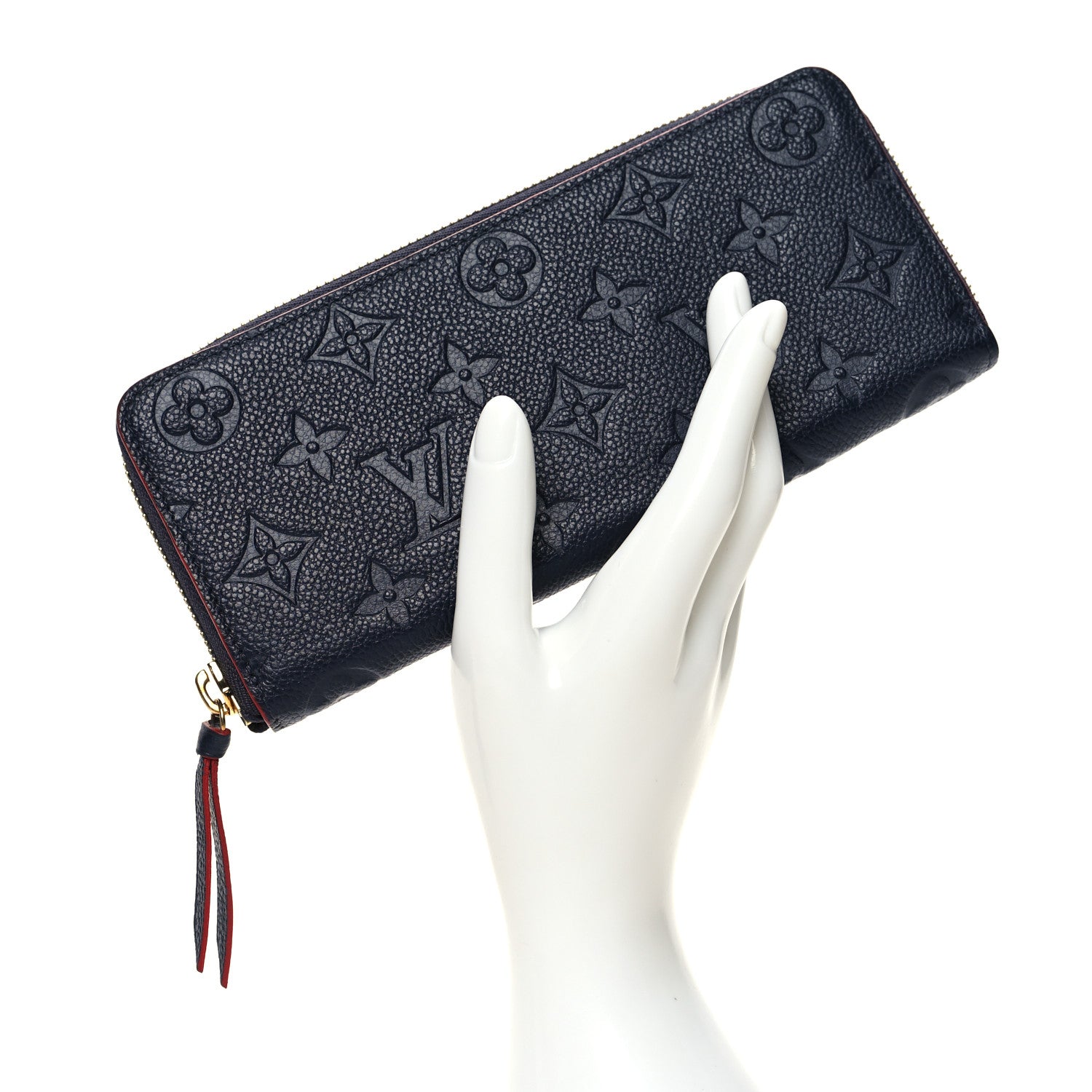 Louis Vuitton Empreinte Clemence Wallet Marine Rouge 2 of 9