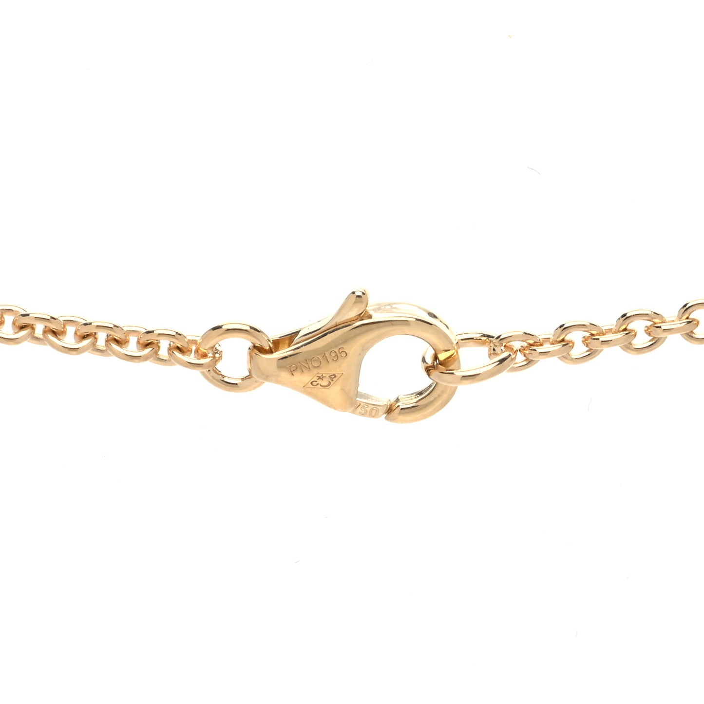 18K Yellow Gold Interlocking LOVE Necklace