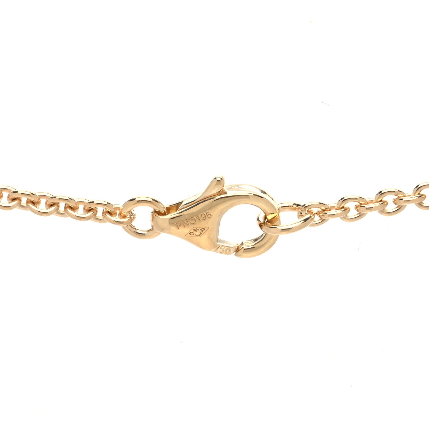 Cartier 18K Yellow Gold Interlocking LOVE Necklace 5 of 6