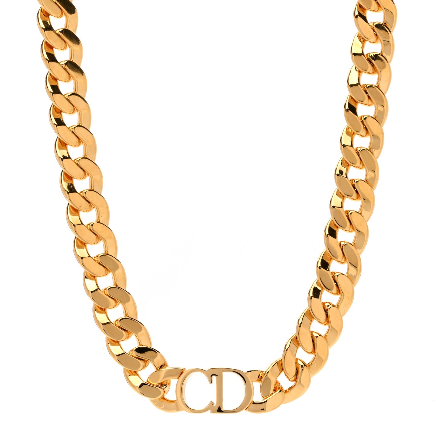 Metal Danseuse Etoile Chain Choker Necklace Gold