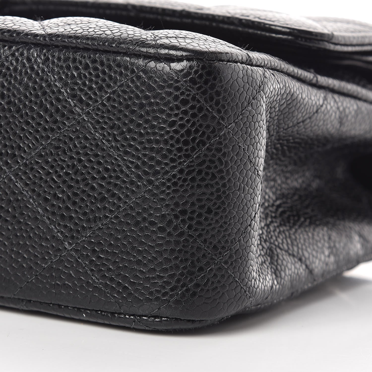 Chanel Caviar Quilted Medium Double Flap Black 10 of 12
