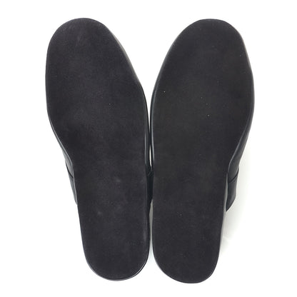 Louis Vuitton X SUPREME Lambskin Mens Hugh Slippers 8 Black 5 of 8