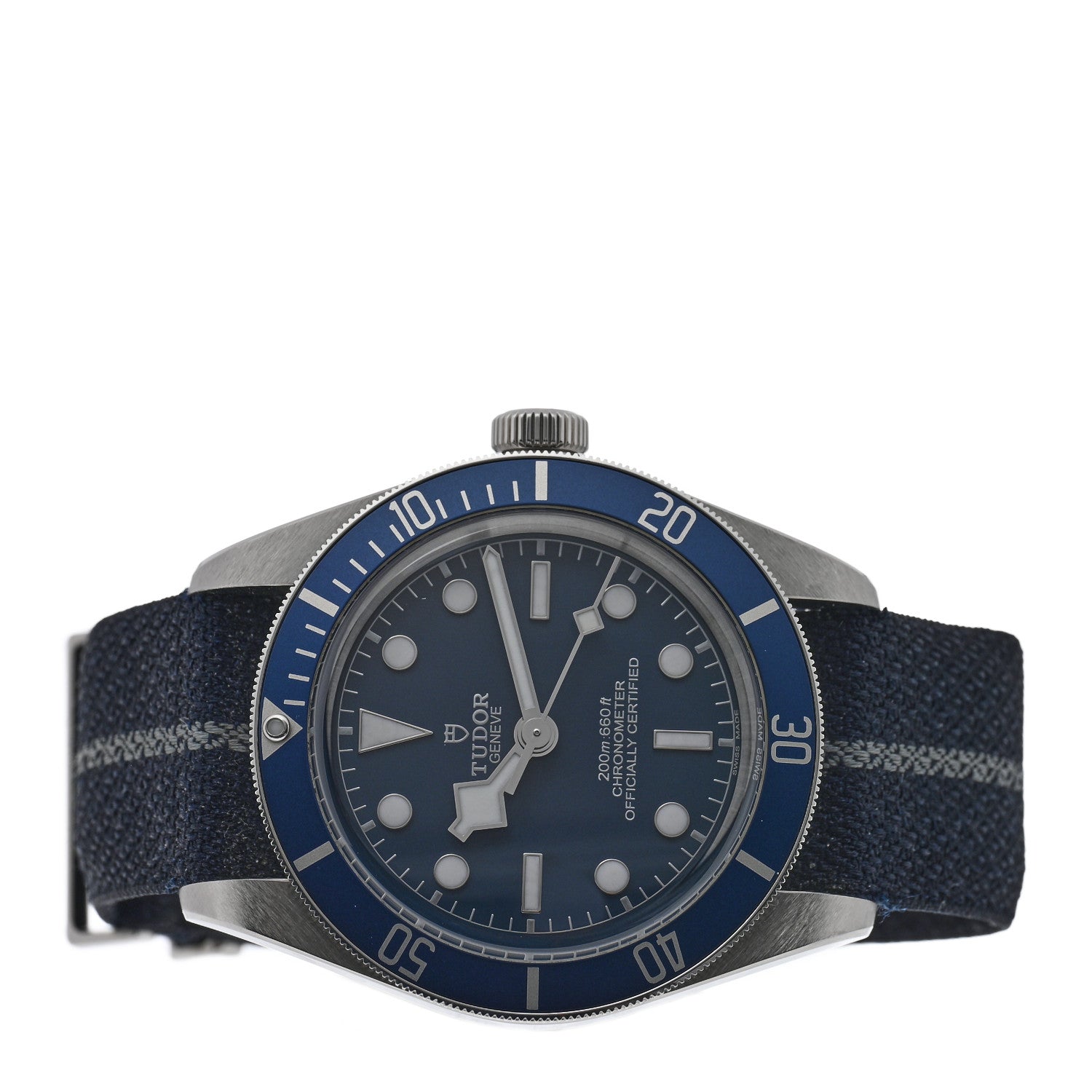 TUDOR Stainless Steel Fabric 39mm Black Bay Fifty Eight Automatic Watch Blue 79030B 2 of 5