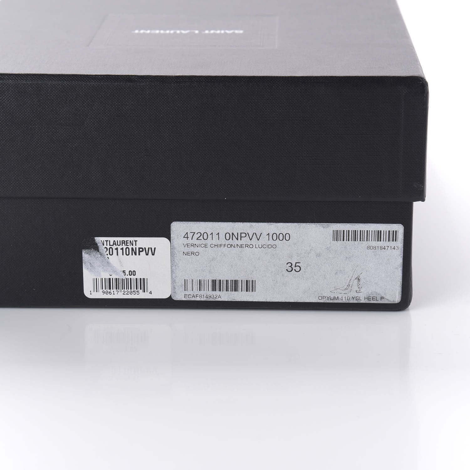 Saint Laurent Metallic Lambskin Opyum 110 Sandals 35 Oro 10 of 10