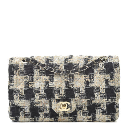 Chanel Tweed Quilted Medium Double Flap Multicolor 1 of 10
