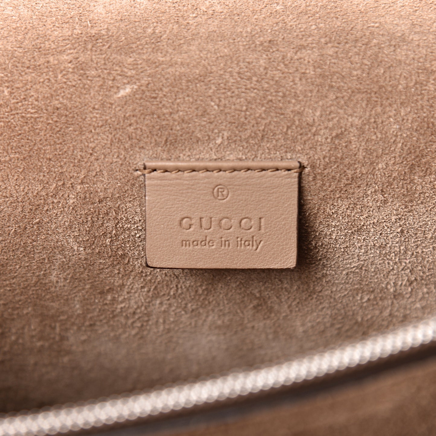 GG Supreme Monogram Medium Dionysus Shoulder Bag Taupe