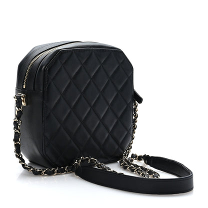 Chanel Lambskin CC Octagon Camera Case Black 3 of 9