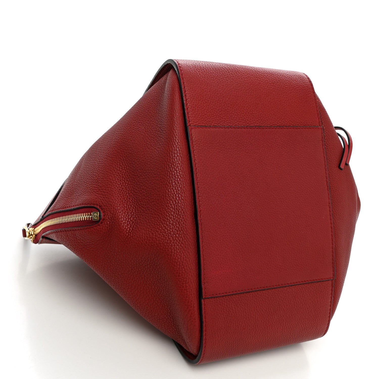 Loewe Grained Calfskin Small Hammock Shoulder Bag Raspberry 9 of 10