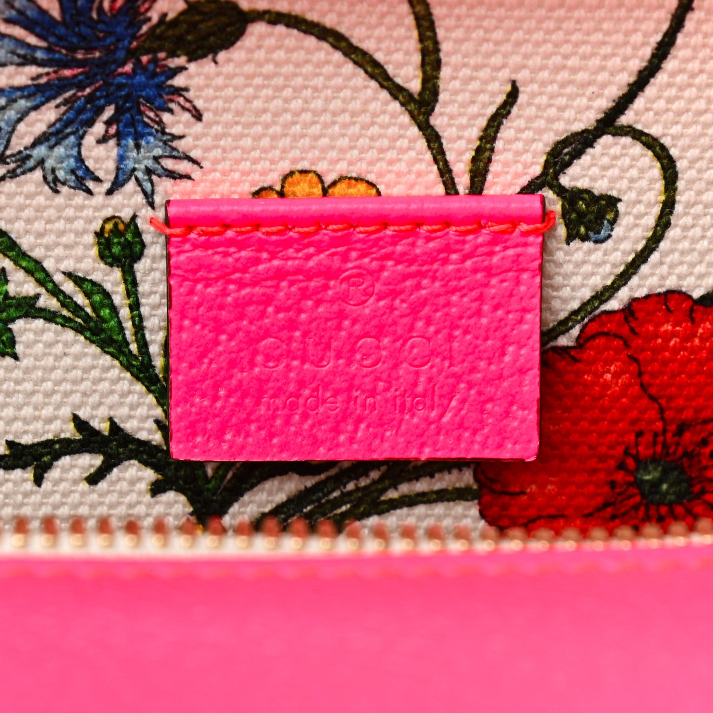Canvas Medium Flora Tote Fuchsia