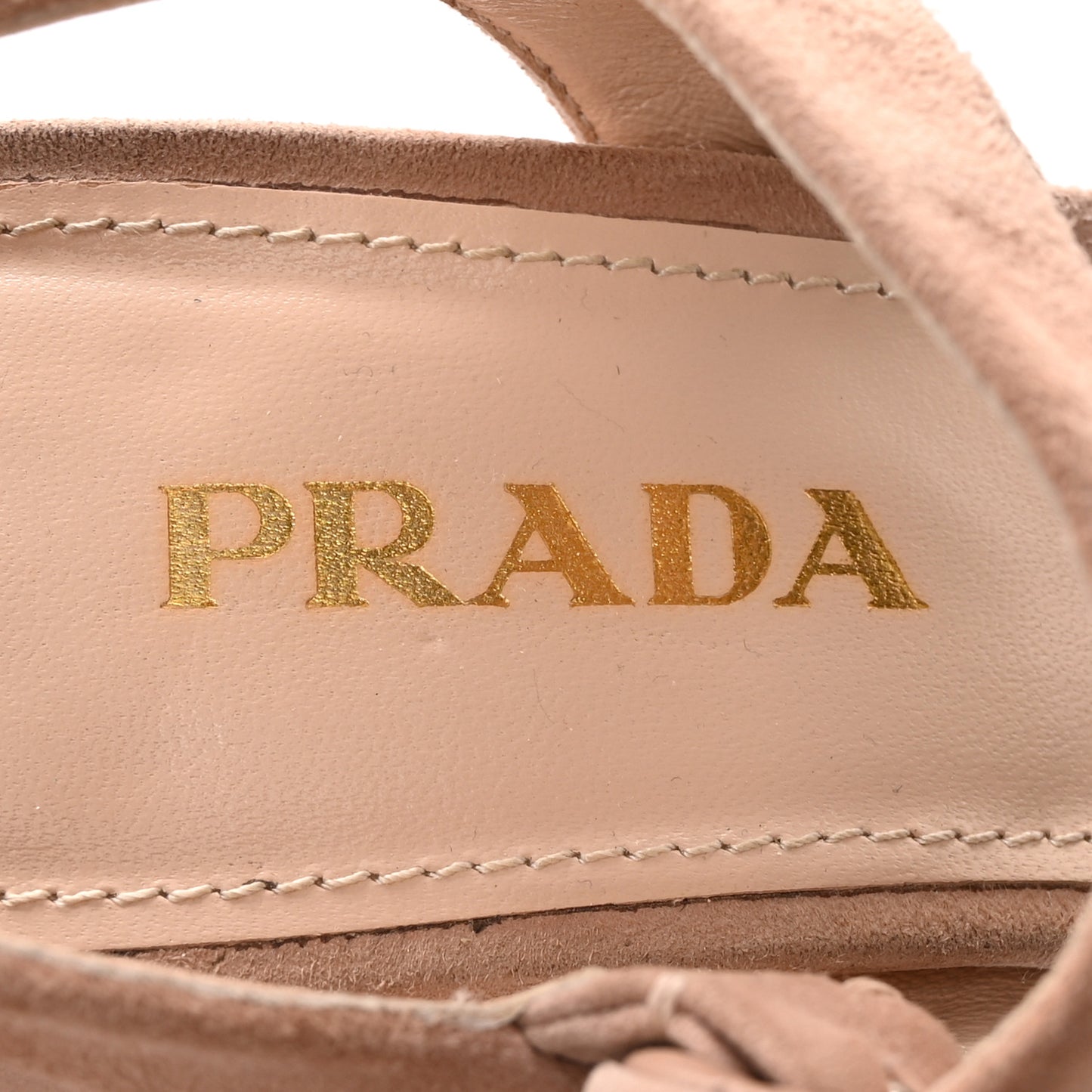 Suede Crisscross Platform 20/65mm Sandals 37 Taupe
