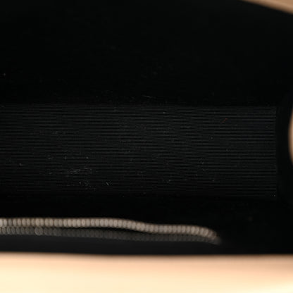 Saint Laurent Grain De Poudre Textured Mixed Matelasse Large Triquilt Monogram Satchel Dark Beige 5 of 10