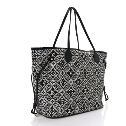 Louis Vuitton Jacquard Since 1854 Neverfull MM Grey 3 of 8