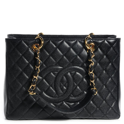 Chanel Caviar Grand Shopping Tote GST Black 1 of 8