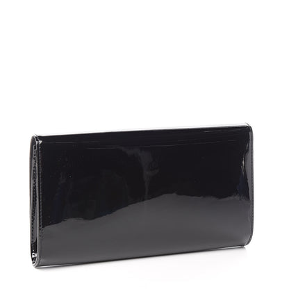 Louis Vuitton Patent Louise Clutch Black 3 of 7