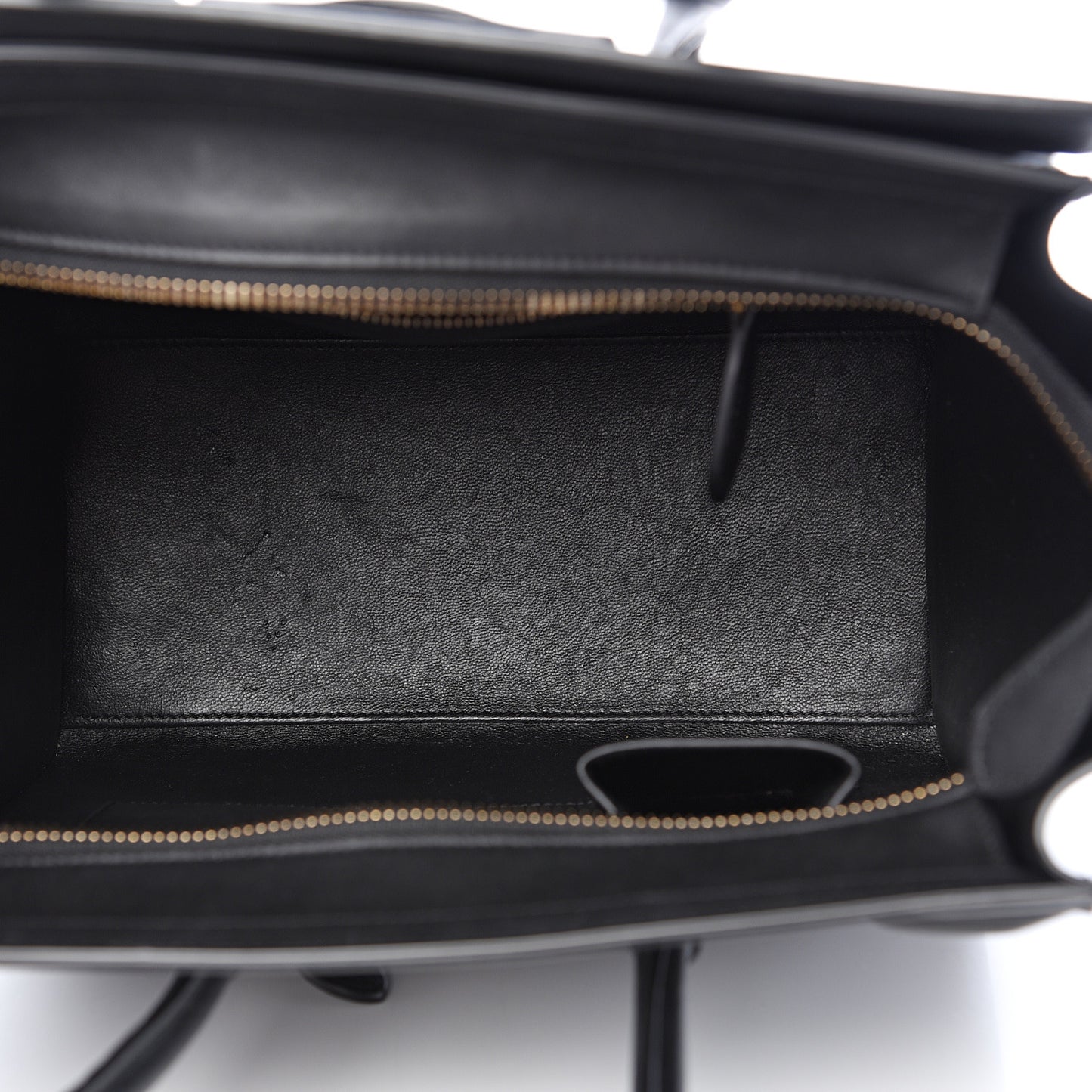 Smooth Calfskin Micro Luggage Black
