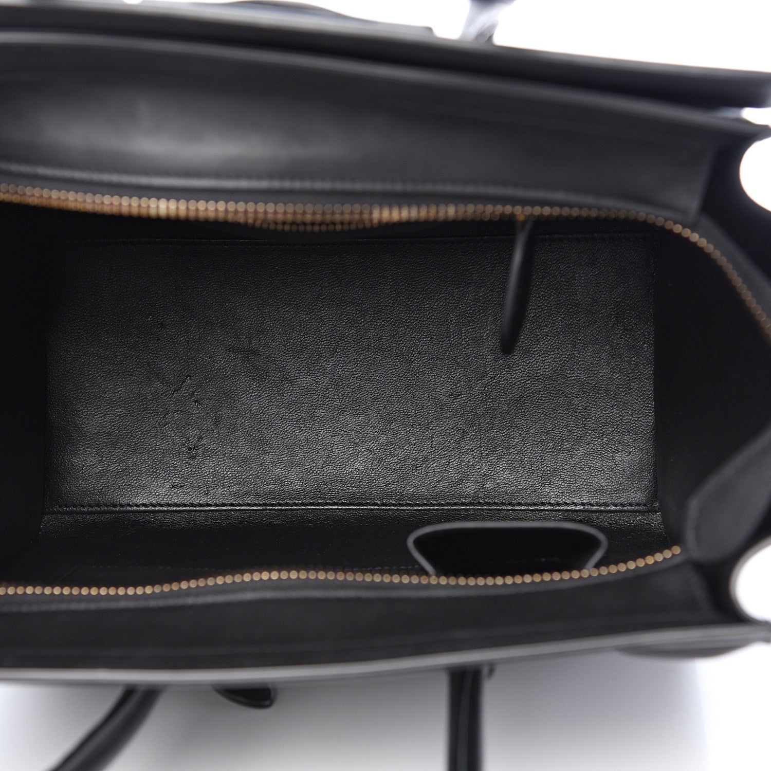 Celine Smooth Calfskin Micro Luggage Black 4 of 13