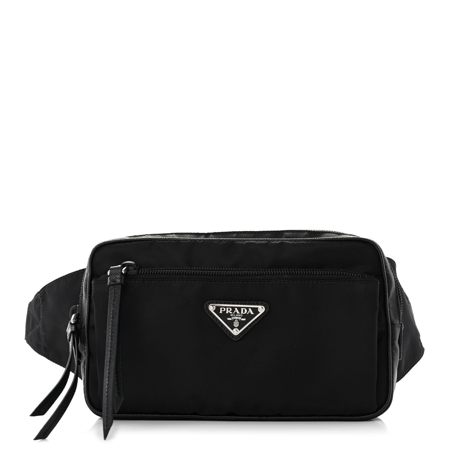 Prada Tessuto Nylon Belt Bag Black 1 of 10