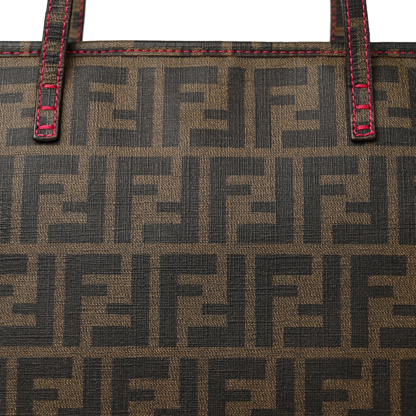 Zucca Spalmati Medium Roll Tote Tobacco Fuxia