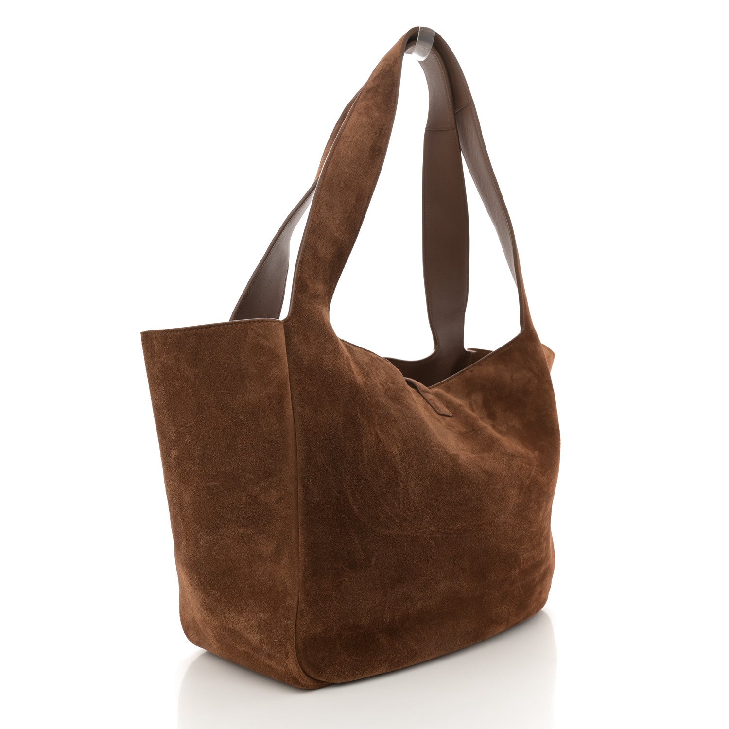 Saint Laurent Suede Bea Tote Golden Leaf 3 of 10