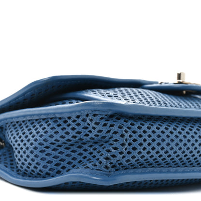 Chanel Perforated Calfskin Large Up In The Air Flap Blue 9 of 10
