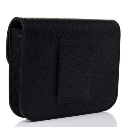 Hermes Epsom Constance Slim Wallet Black 3 of 5