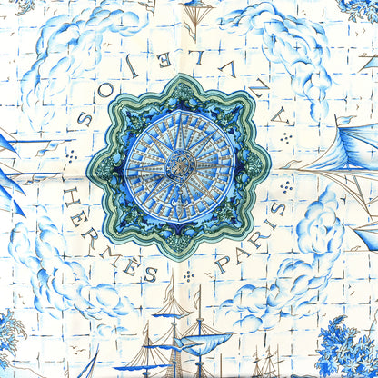 Hermes Silk Azulejos 90 Scarf 2 of 4
