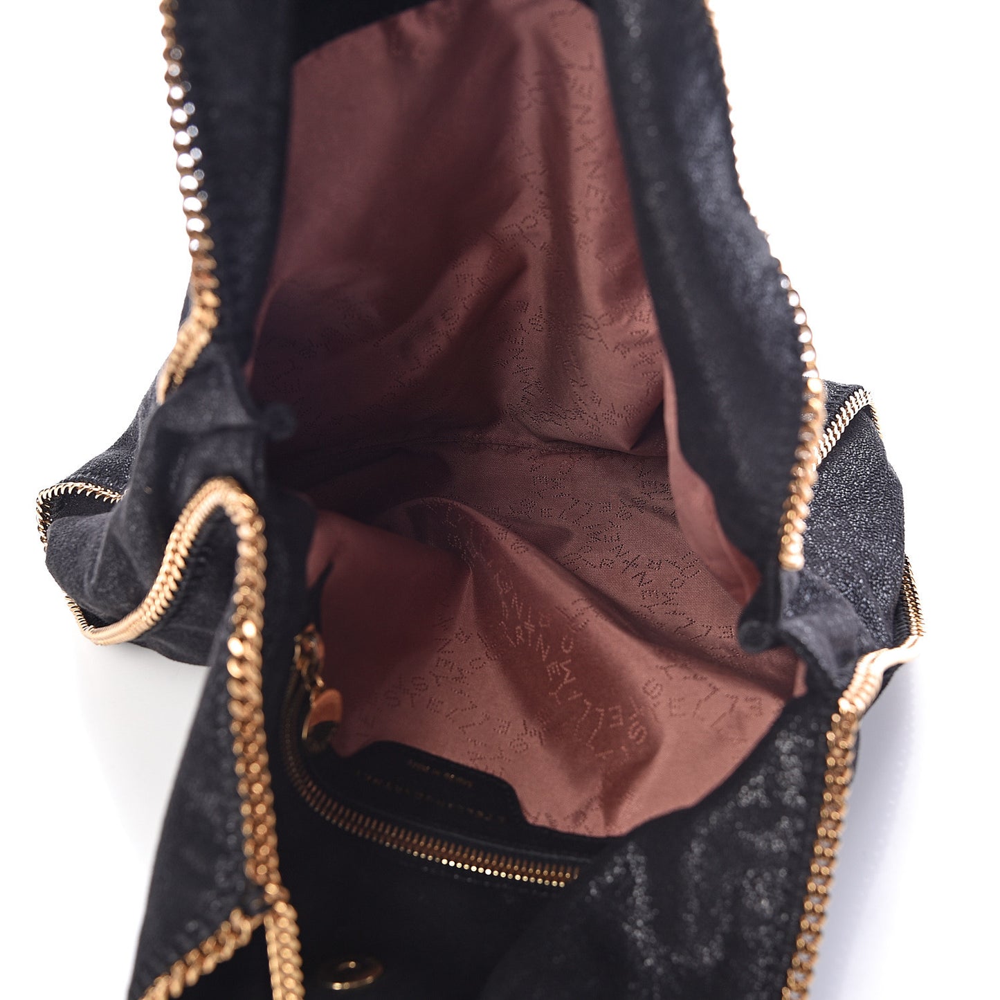 Shaggy Deer Small Falabella Tote Black