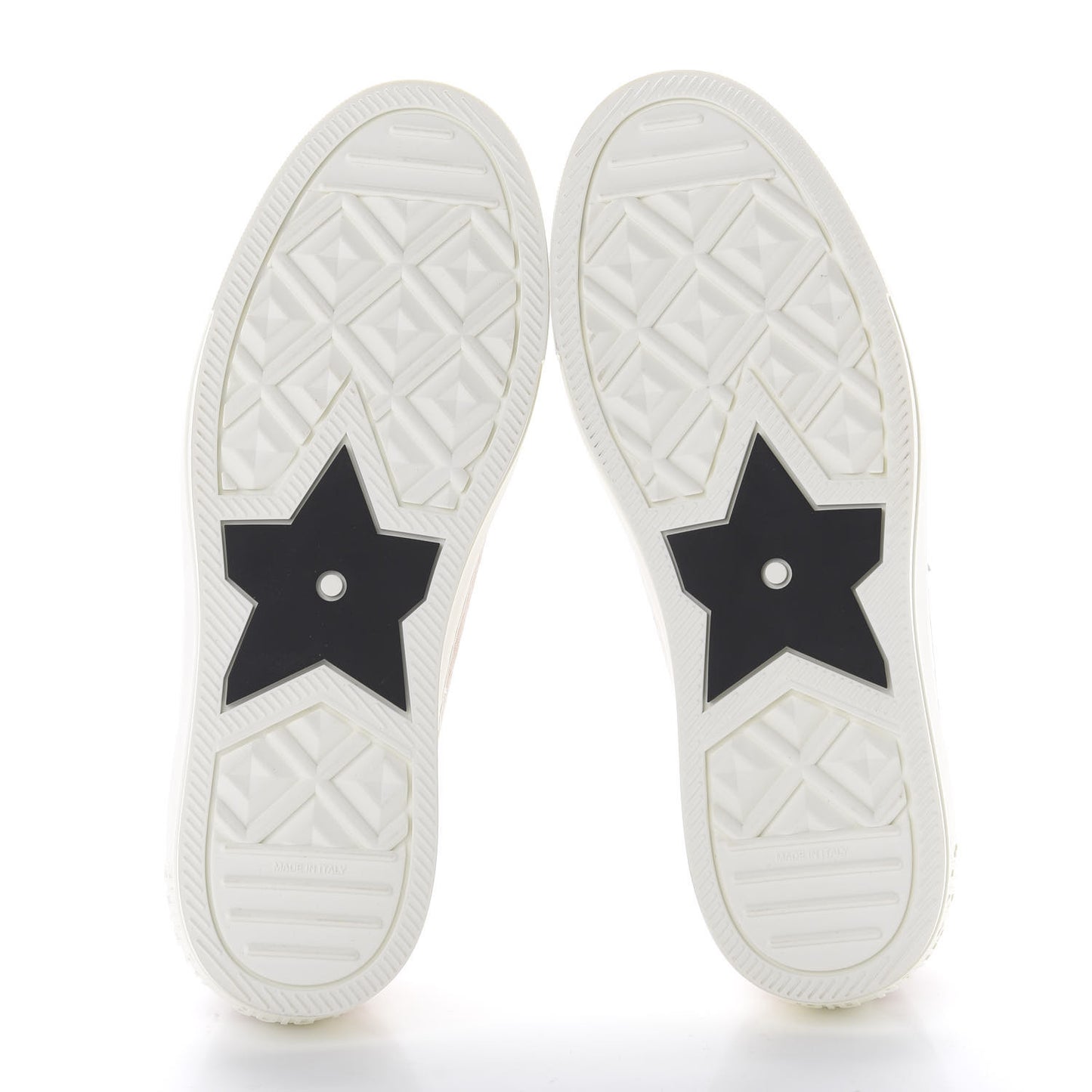 Velvet Walk'N'Dior Low Top Sneakers 38.5 Nude