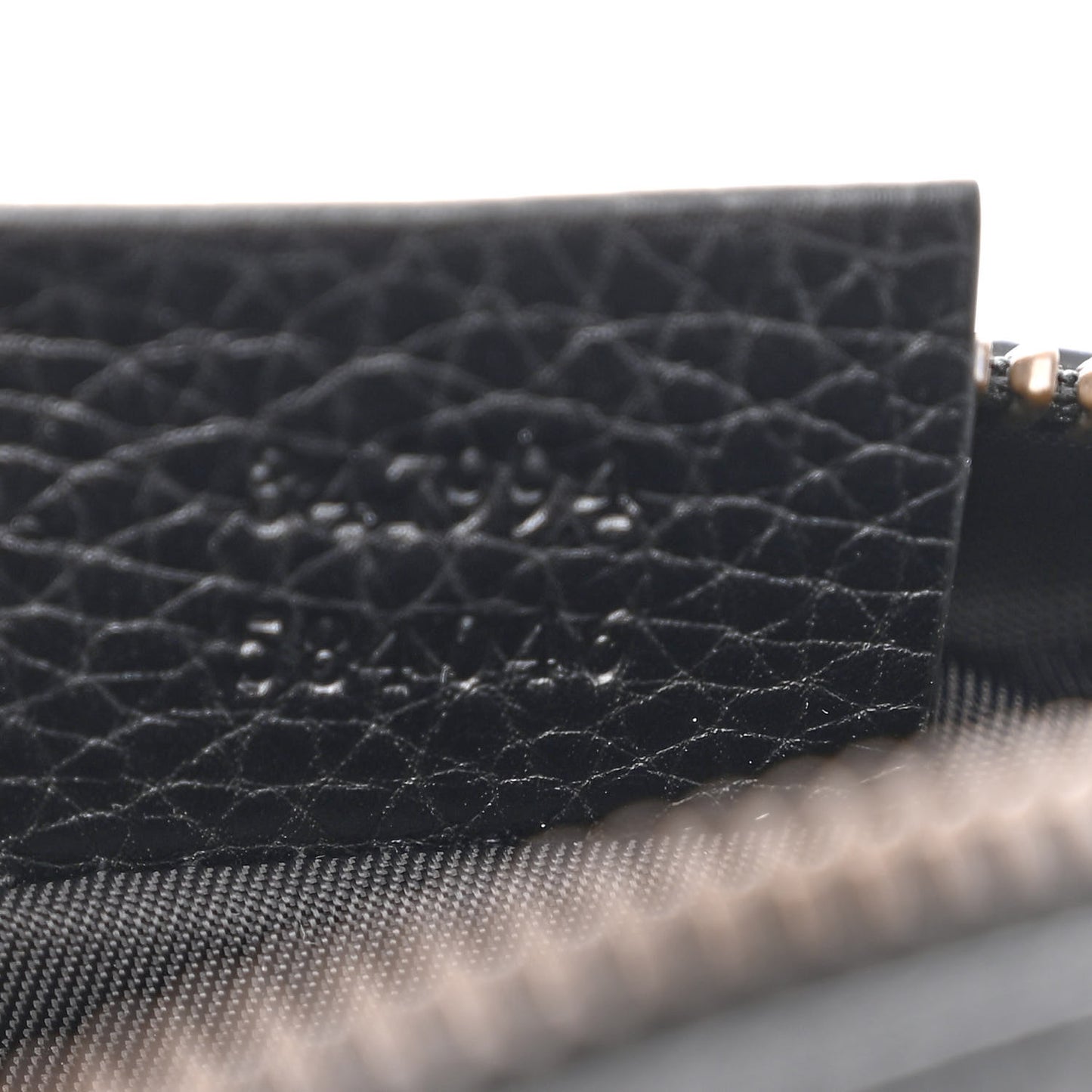 Pebbled Calfskin Mini Soho Disco Bag Black