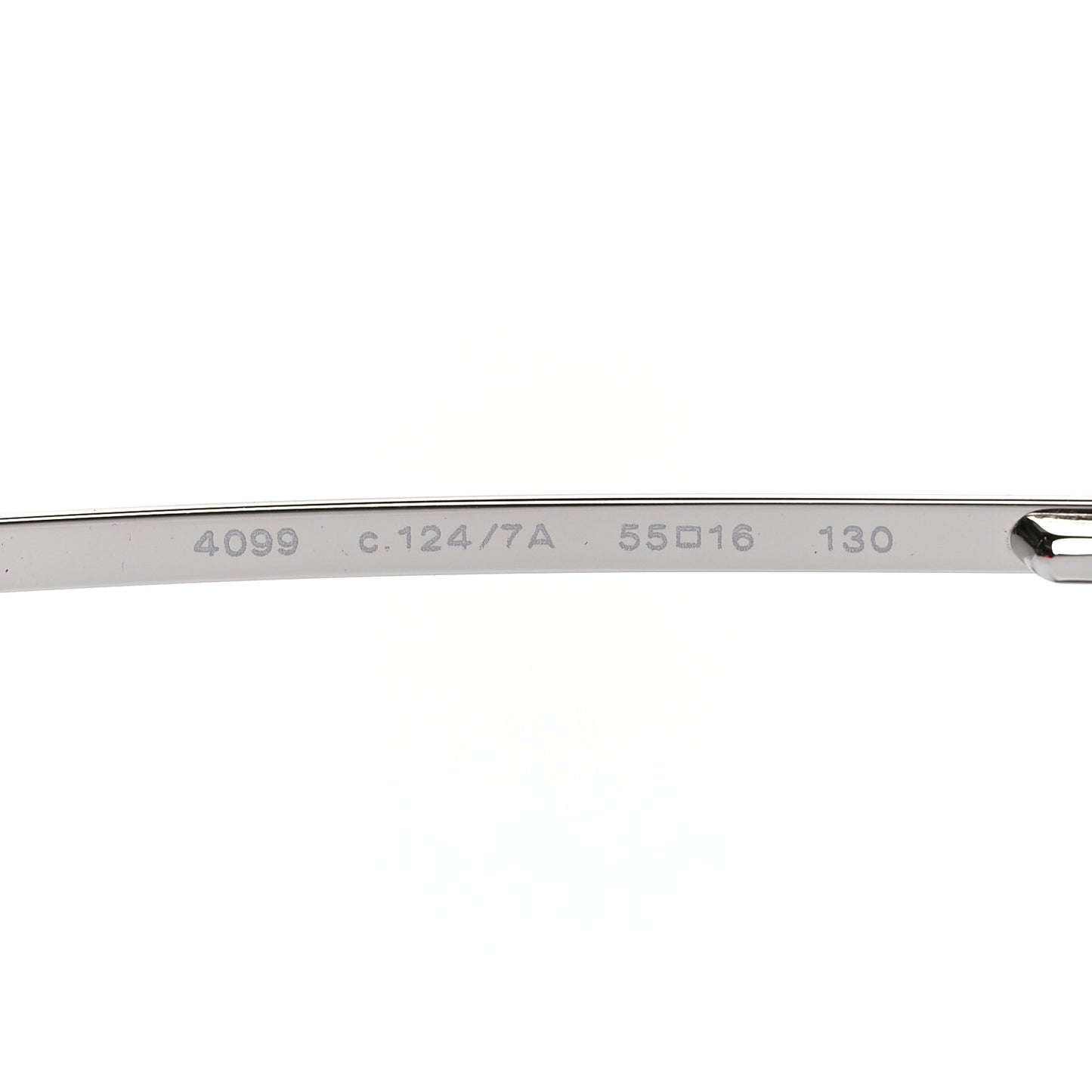 Metal CC Frameless Sunglasses 4099 Purple