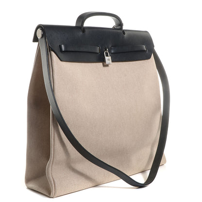 Hermes Toile Herbag GM Black 4 of 13