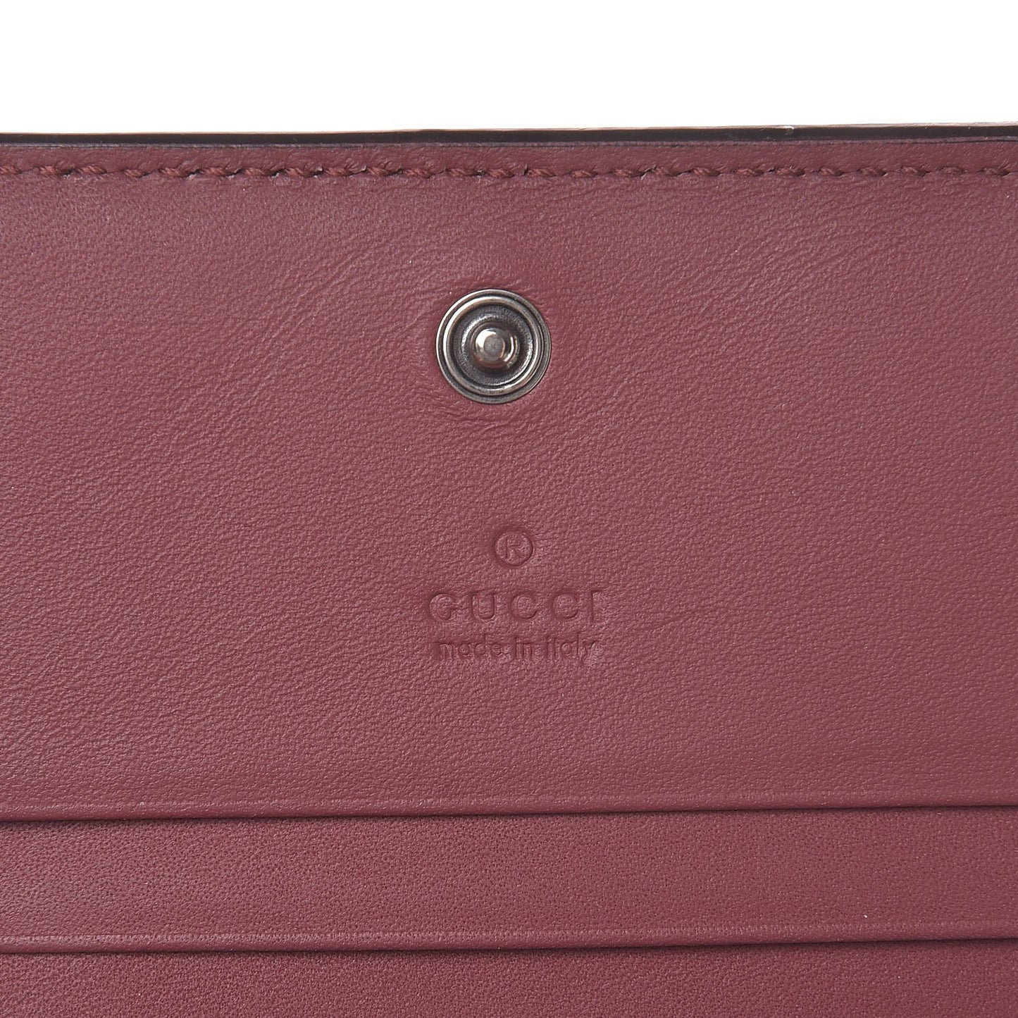 GG Supreme Monogram Blooms Card Case Beige Multicolor Dry Rose