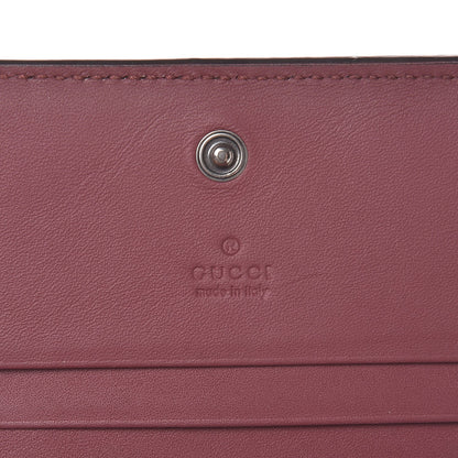 Gucci GG Supreme Monogram Blooms Card Case Beige Multicolor Dry Rose 6 of 8
