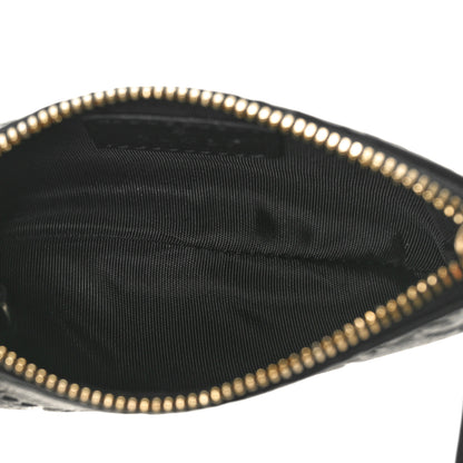 Gucci Guccissima GG Emblem Zip Key Case Black 5 of 8