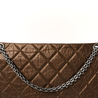 Chanel Metallic Aged Calfskin Quilted 2.55 Reissue 227 Flap Bronze 8 of 10