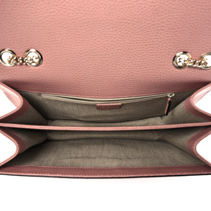 Gucci Dollar Calfskin Interlocking G Shoulder Bag Soft Pink 5 of 10