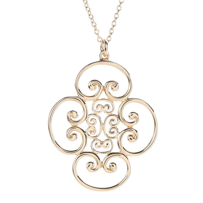 Tiffany 18K Yellow Gold Paloma Picasso Venezia Goldoni Quadruplo Pendant Necklace 4 of 7