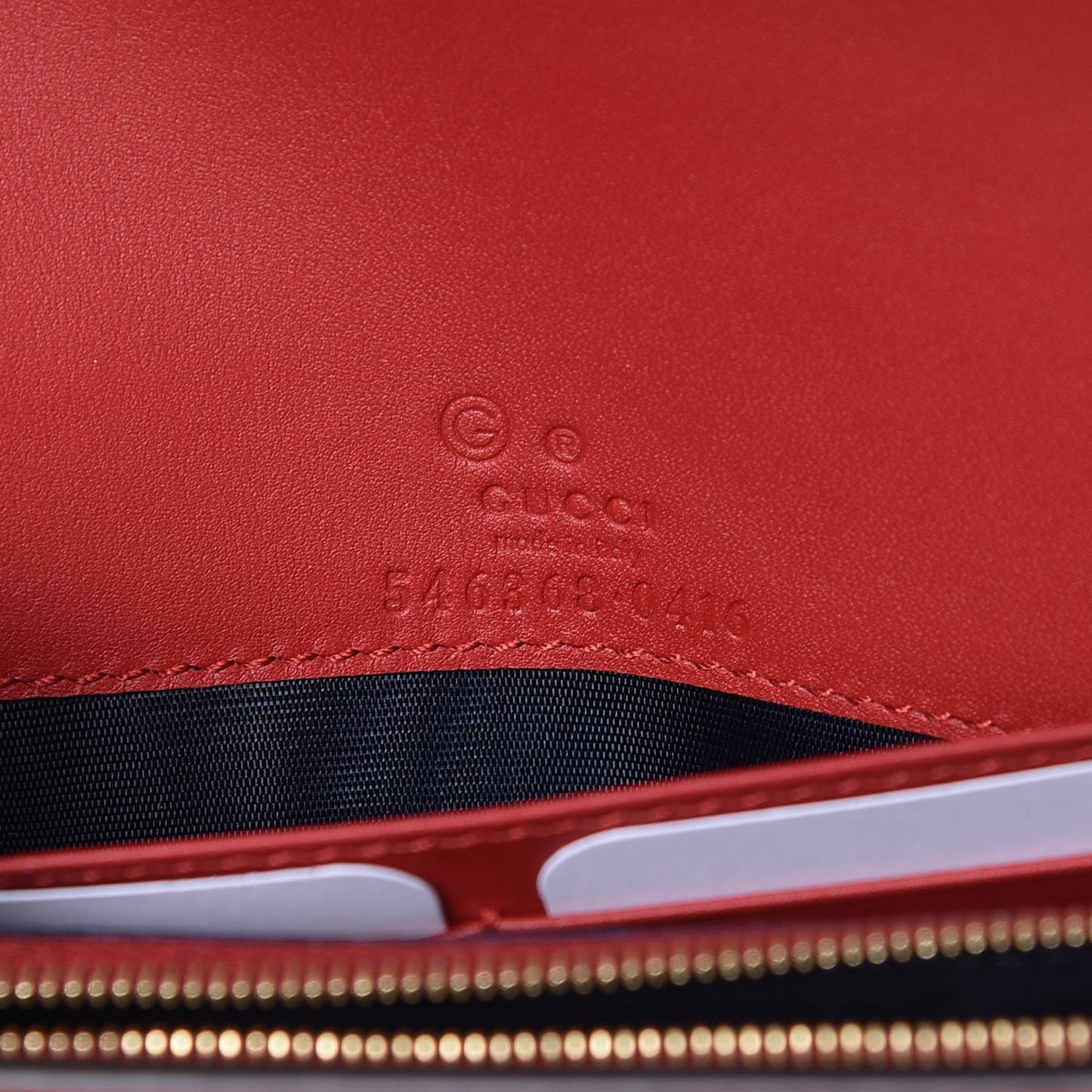 GG Supreme Monogram Blooms Chain Wallet Blue