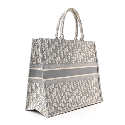 Christian Dior Oblique Large Book Tote Grey 3 of 12