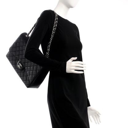 Chanel Caviar Quilted Maxi Single Flap Black 2 of 8