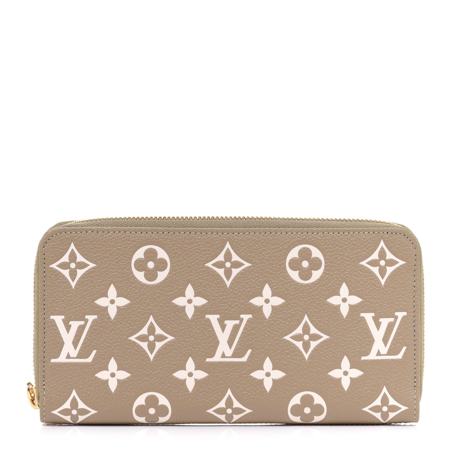 Louis Vuitton Empreinte Monogram Spring in the City Zippy Wallet Kaki Beige Cream 1 of 7
