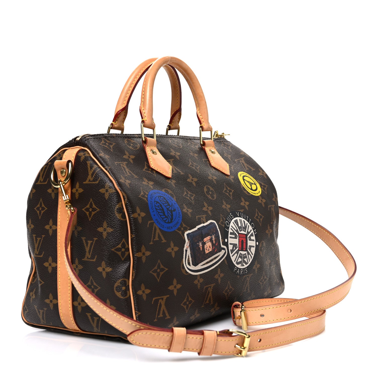 Louis Vuitton Monogram My World Tour Speedy Bandouliere 30 3 of 10
