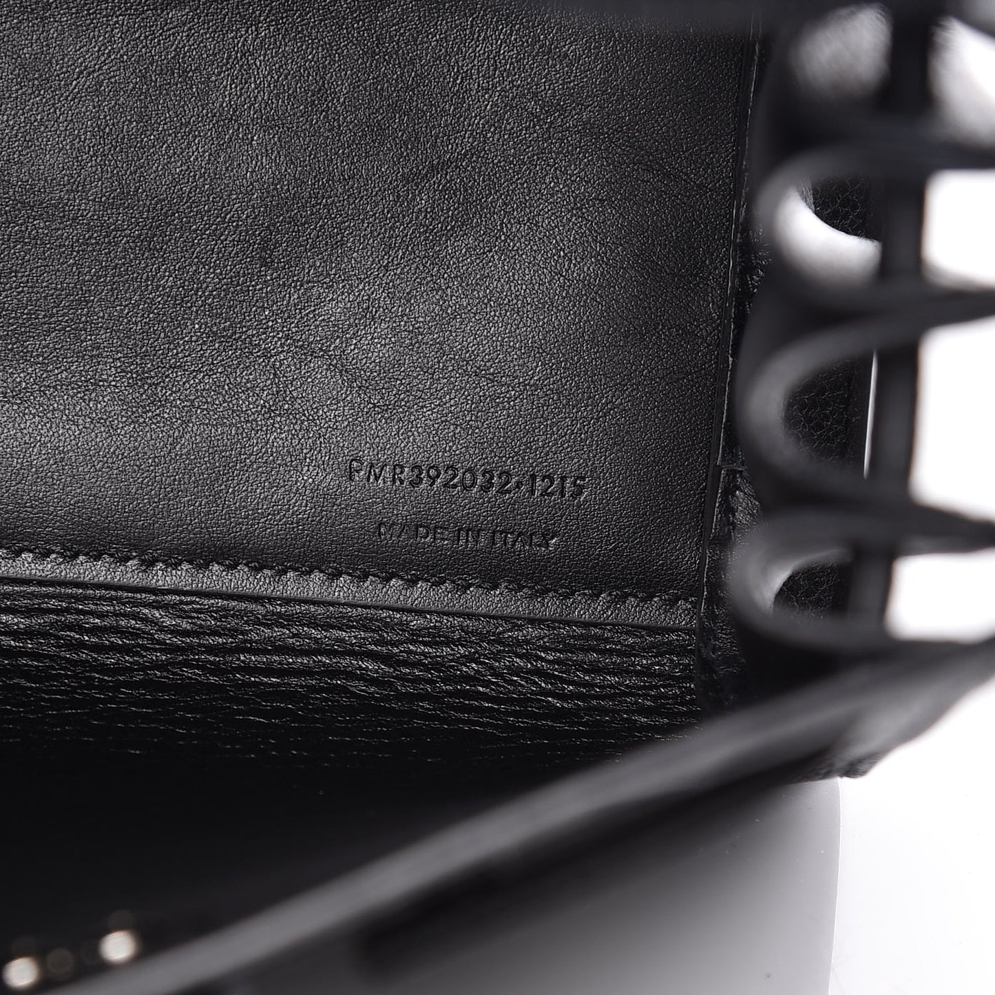 Grained Calfskin Baby Sac De Jour Black