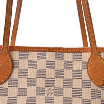 Louis Vuitton Damier Azur Neo Neverfull MM Rose Ballerine 8 of 10