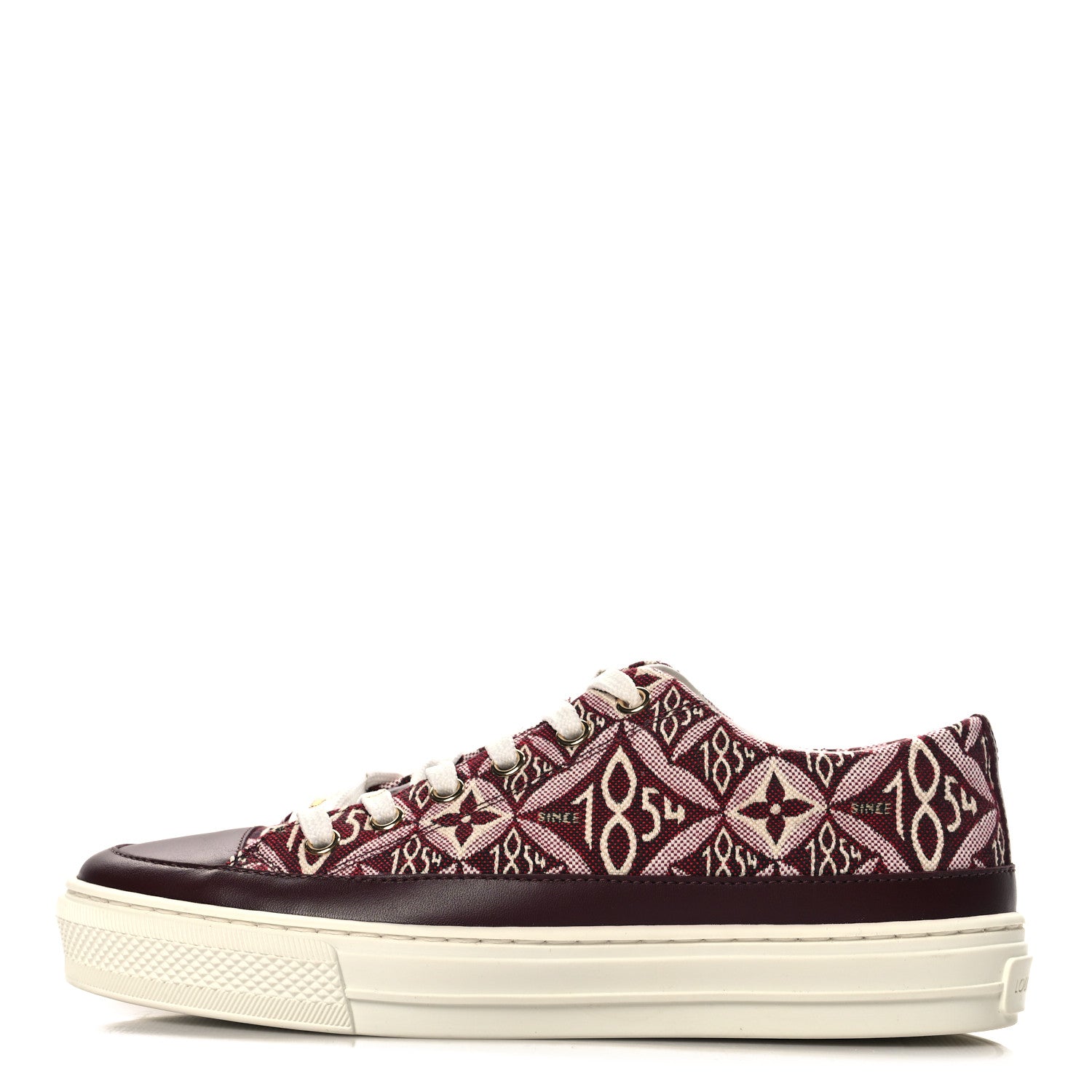 Louis Vuitton Jacquard Since 1854 Stellar Sneakers 35.5 Bordeaux 1 of 8